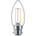 Philips 929001815692 LEDCANDLE CLEAR FILAMENT 2W B22 NON DIM