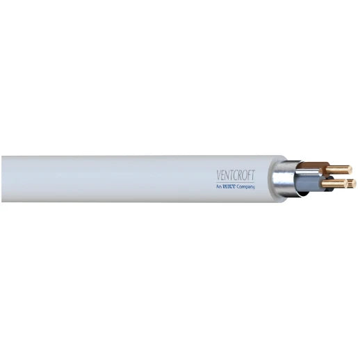 Ventcroft VFP-315EWT VFP NOBURN 1.5mm² White Fire Performance Soft Skin Standard Cable 3-Core