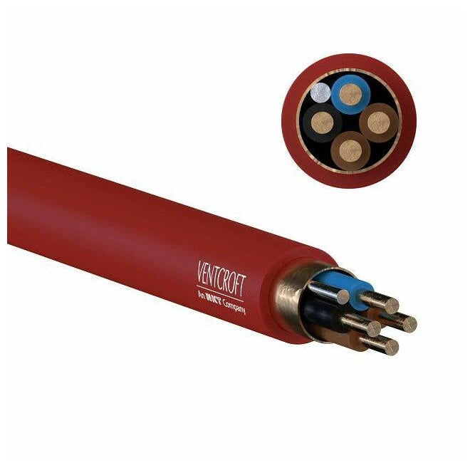 Ventcroft VNP-415ERD VNP NOBURN 1.5mm² Red Fire Performance Soft Skin Enhanced Cable 4-Core