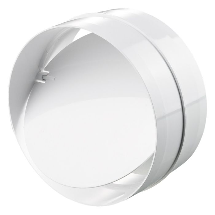 Blauberg Extractor Fan Back Draft Shutter 125mm/5" Duct Pipe Connector w/Flap Backdraft Adaptor