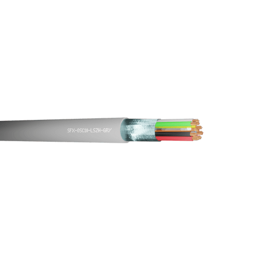 Securi-Flex SFX/OSC10-LSZH-GRY-100 Belden Equivalent Cable OSC10 10 Cores