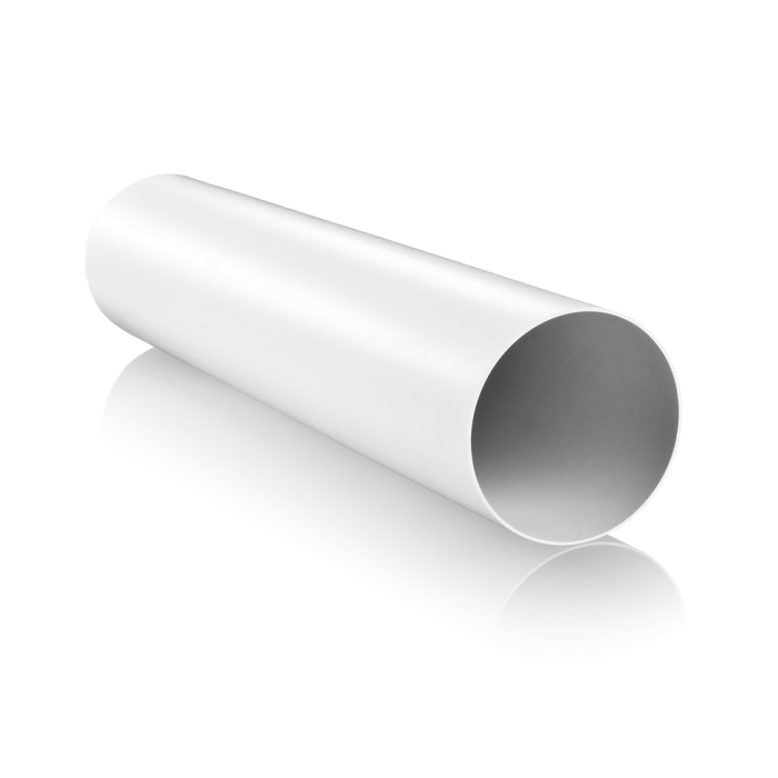 Blauberg RR 100-0.35 100mm x 350mm Long Round Plastic Ducting Pipe PVC Circular Ventilation