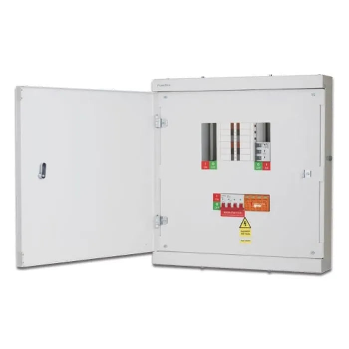 Fusebox TPN03FBX 3 Way T2 SPD 125A 4P Distribution Board