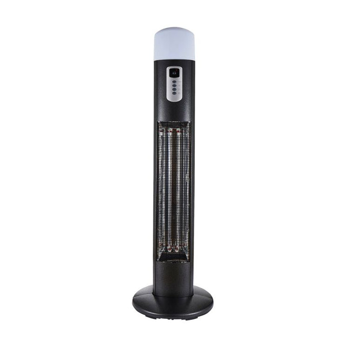 Forum Lighting ZR-37442-GMTL Amber 3000w Outdoor Floor Standing Heater w PIR Gunmetal